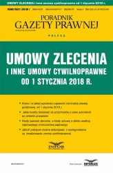 eBook Umowy zlecenia i inne umowy cywilnoprawne od stycznia 2018 - Infor Pl