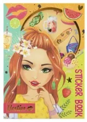 Książka z naklejkami foliowymi A5 8 arkuszy pomar.