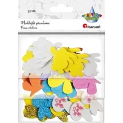 Naklejki piankowe mix 50szt - Titanum