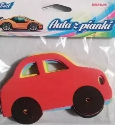 Naklejki z pianki auta 8szt - Brewis
