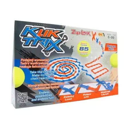 Klocki konstrukcyjne KlikTrix 85 el. Zestaw Deluxe (38 klikerów + 5 piłek) - Epee