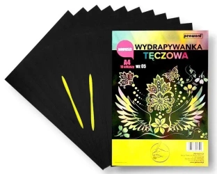 Wydrapywanka tęczowa A4 multicolor WZ-05 - Penword