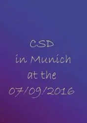 CSD in Munich at the 09.07.2016 - Dinter Nicolaus