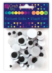 Ruchome oczka 75szt mix - Dalprint dpCraft