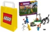 LEGO FORTNITE 77075 SKÓREK I ISKRA ORAZ OBÓZ + TORBA PAPIEROWA