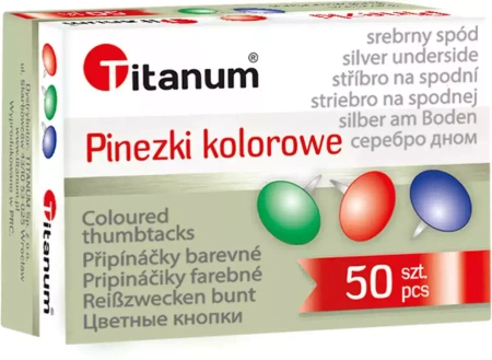 Pinezki Met Kol Op50szt pudełko A 10