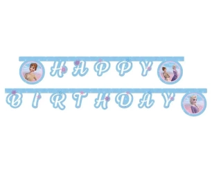 Banner Frozen 2: Wind Spirit - Happy Birthday - Godan