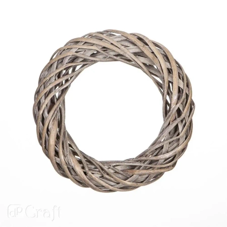 Wianek wiklynowy szary 25cm - Dalprint dpCraft