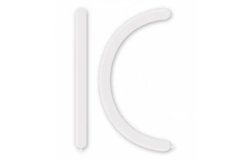 Balony do modelowania białe 150cm 100szt - Super Power