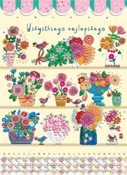 Karnet B6 Imieniny - Witryna kwiaciarni - Henry