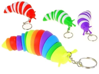 Brelok ślimak ruchomy 7cm MIX - ADAR