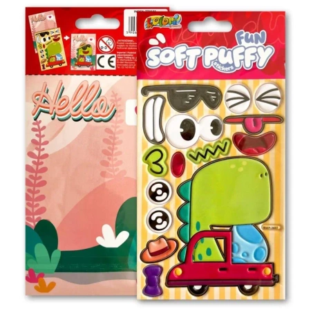 Naklejki puffy Fun with Dino - Penmate