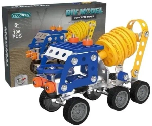 Klocki konstrukcyjne metalowe 106el - Merkpol