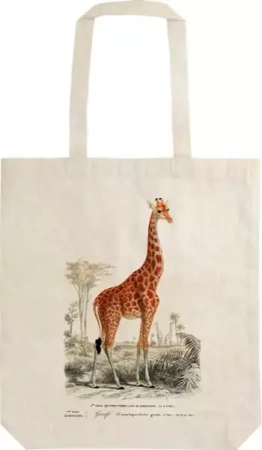 Torba bawełniana STBAG15 Żyrafa Shopperka na ramię - Skona Ting