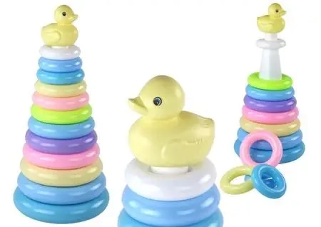 Piramidka kaczuszka 12 kółek - Leantoys