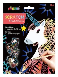 Wydrapywanki - 4 magiczne jednorożce - Avenir
