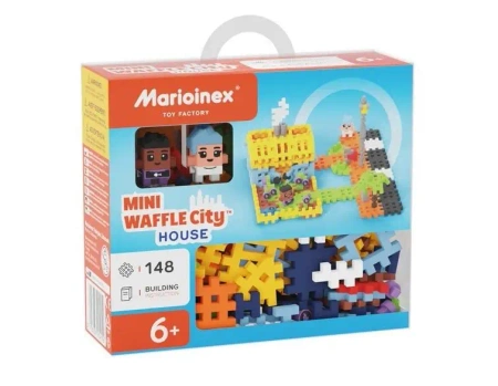Klocki Mini Waffle 148 elementów Dom - Marioinex