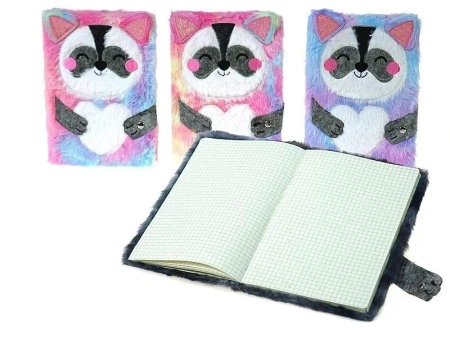 Notes A5/40K z okładką pluszową MIX - ADAR