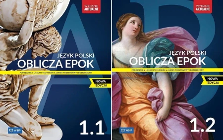 OBLICZA EPOK klasa 1 część 1 + 2 POLSKI podstawowy/rozszerzony 2025 WSiP - praca zbiorowa