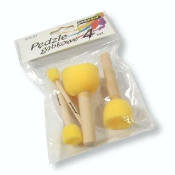 Pędzle gąbkowe 4szt - Penword