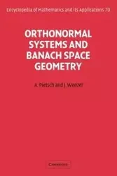 Orthonormal Systems and Banach Space Geometry - Pietsch Albrecht
