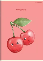 Zeszyt A5/32k linia Wask Kol Fruits Top Fol A 10