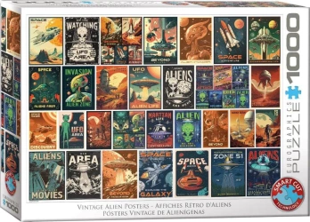 Puzzle 1000 Alien Invasion Collage 6000-5927 - Eurographics