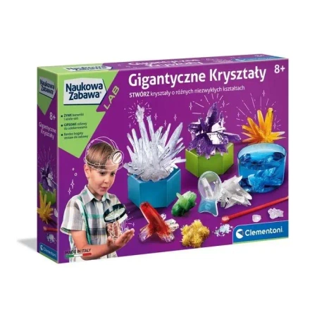 Naukowa Zabawa - Gigantyczne kryształy - Clementoni
