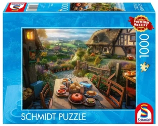 Puzzle PQ 1000 Śniadanie na świeżym powietrzu G3 - Schmidt