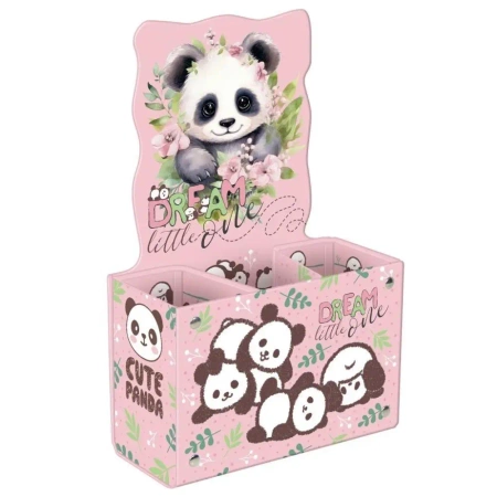 Pojemnik na przybory szkolne Panda 10 - DERFORM