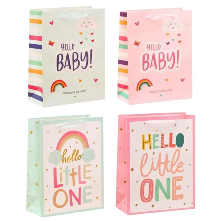 Torebka prezentowa Baby Little One 32x12x10cm - Leantoys