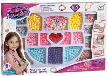 Zestaw koralików do robienia biżuterii - Merkpol