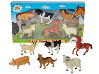 Zestaw 6 zwierząt gospodarskich 12cm - ADAR