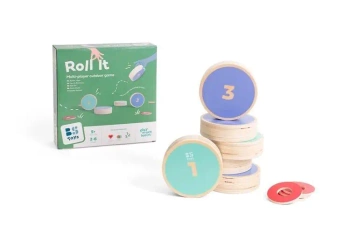 Turlaj krążki drewniane - BS Toys