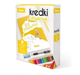 Zestaw kreatywny z kursem rysowania CB8-24+KURS - PENTEL