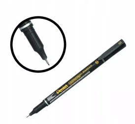 Foliopis 0.4 Pentel Nfs410-a czarny pudełko A 12