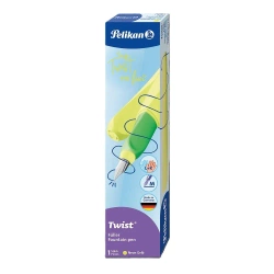 Pióro wieczne Twist P457 M neonowy żółty - PELIKAN