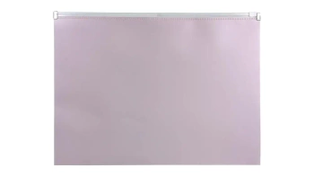 Teczka A4 na suwak PP róż morandi - BIURFOL