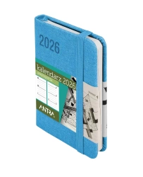 Kalendarz 2026 A7 Awangarda TDW niebieski - Antra