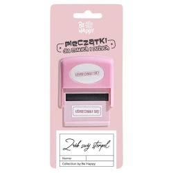 Pieczątka z napisem - Uśmiechnij się! - Be-Happy Gifts