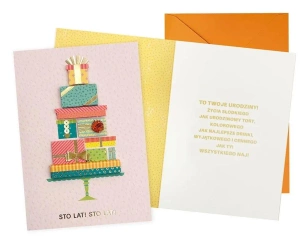 Karnet Urodziny - Kukartka