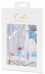 Kurtyna Party holograficzna 90x250cm - PartyDeco