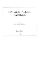 Key and Allied Families - Lane Julian Mrs. C.