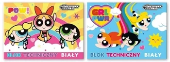 Blok techniczny A4/10K biały Atomówki - Beniamin