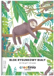 Blok rysunkowy A3 biały 90g Creatinio Fol A 10