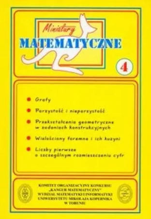 Miniatury matematyczne 04 Grafy, parzystość... - Zbigniew Bobiński, Maria Ciszewska, Paweł Jarek,