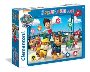Puzzle 24 maxi Super kolor Psi Patrol 24049 - Clementoni