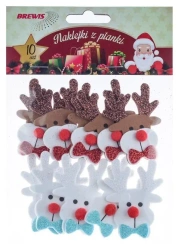 Naklejki z pianki 10szt - Brewis