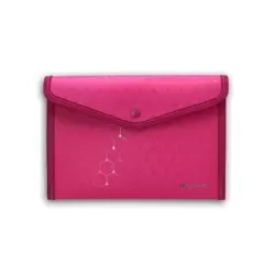 Koperta na zatrzask A5 LUX różowa - Penmate