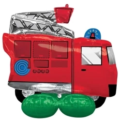 Balon foliowy AirLoonz wóz strażacki 106x88cm - Amscan
